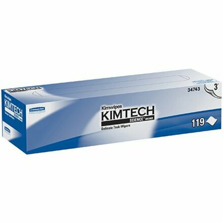 BSC PREFERRED Kimwipes 3-Ply 11.8 x 11.8'' Low Lint Wipers - 119-count, 15PK S-18431